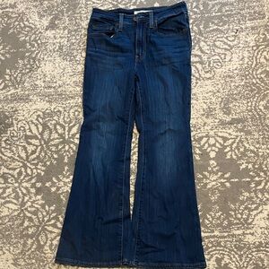 Levi's Dark Blue Flare Jeans